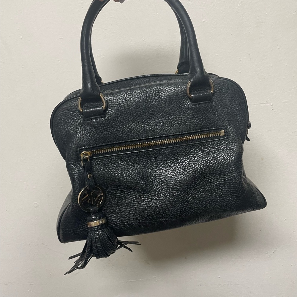 Michael kors handbag real leather satchel
